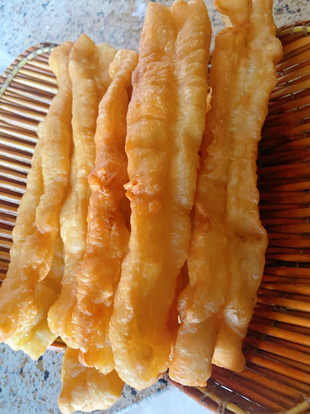 健康油条～没有一滴水，没有泡打粉没有……