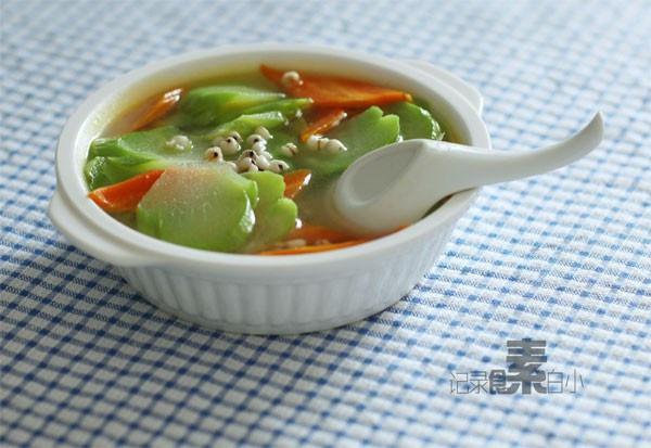 佛手瓜薏米汤的做法