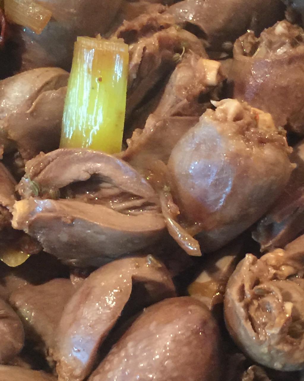 孜然鸡心