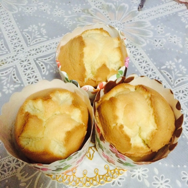 棉花纸杯蛋糕