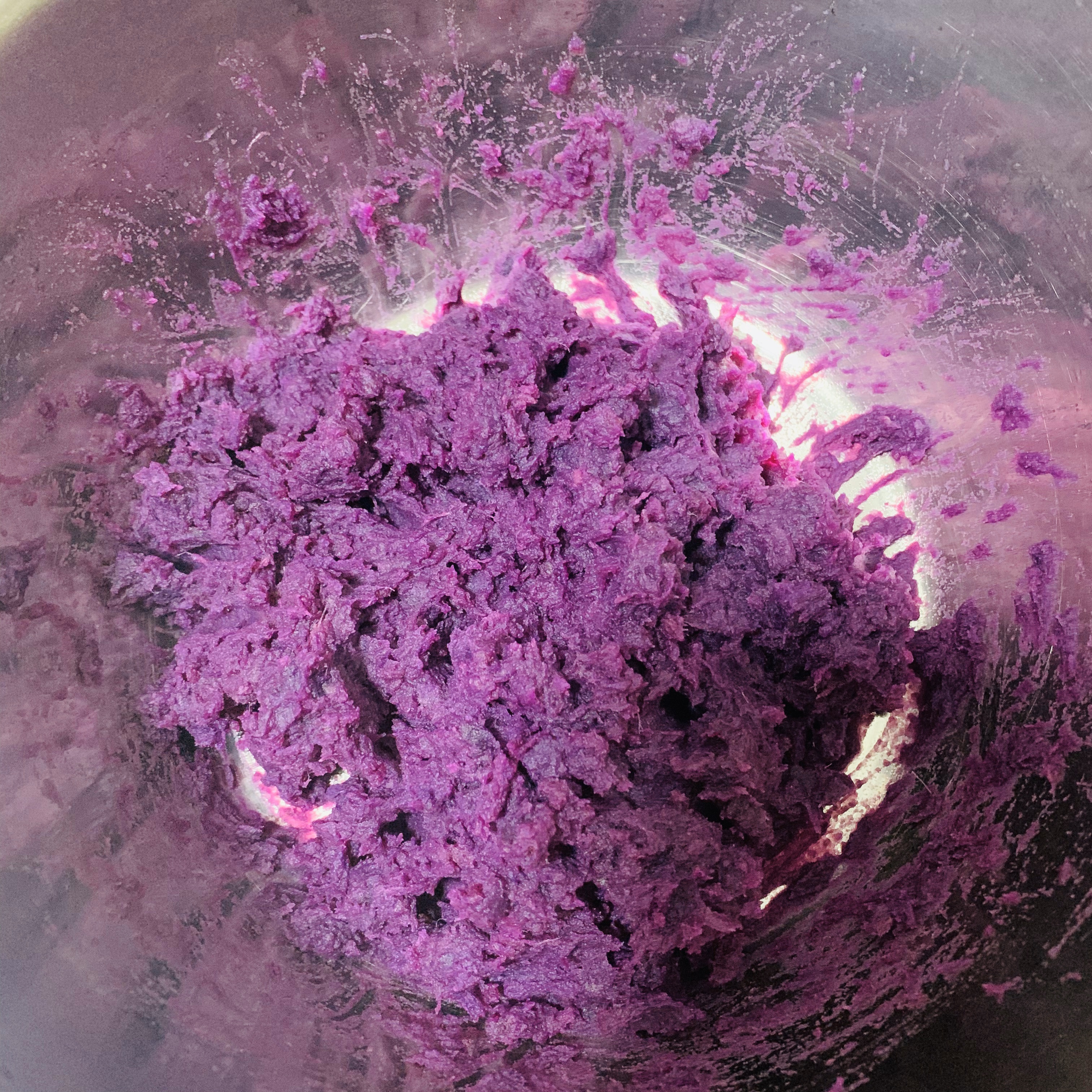 香甜爆浆的芝士紫薯球的做法 步骤4