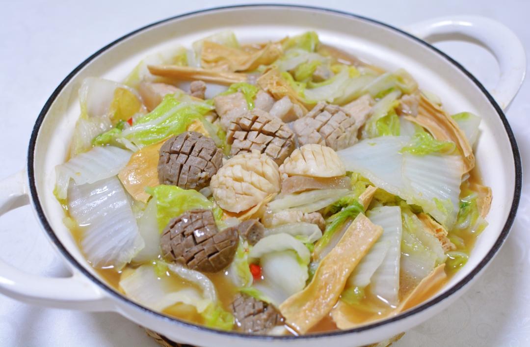 白菜腐竹煲