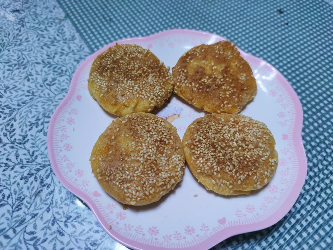 芝麻南瓜饼