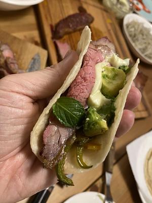 （日式）肉眼盖牛排墨西哥Taco  Japanese Style Ribeye Cap Steak Taco的做法 步骤15