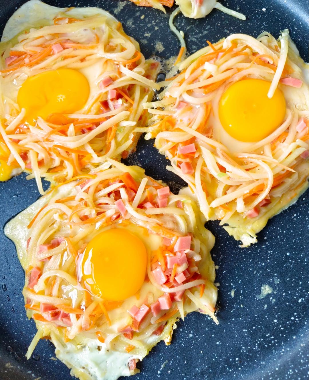 早餐饼(土豆丝饼、土豆丝鸡蛋饼)