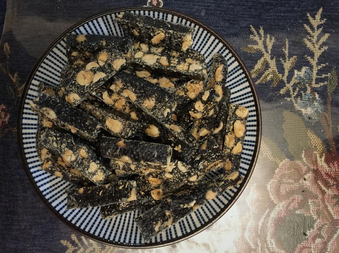 黑芝麻花生糖