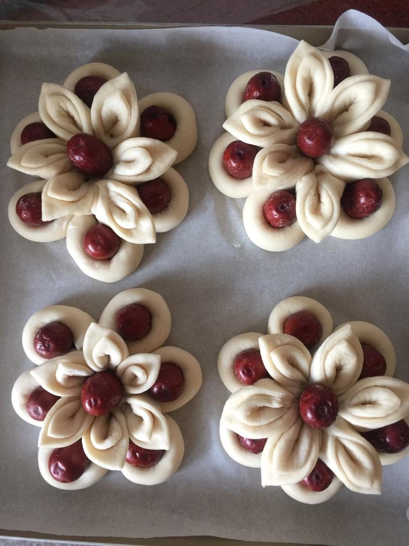 花样面食，花样馒头，【枣花馍】