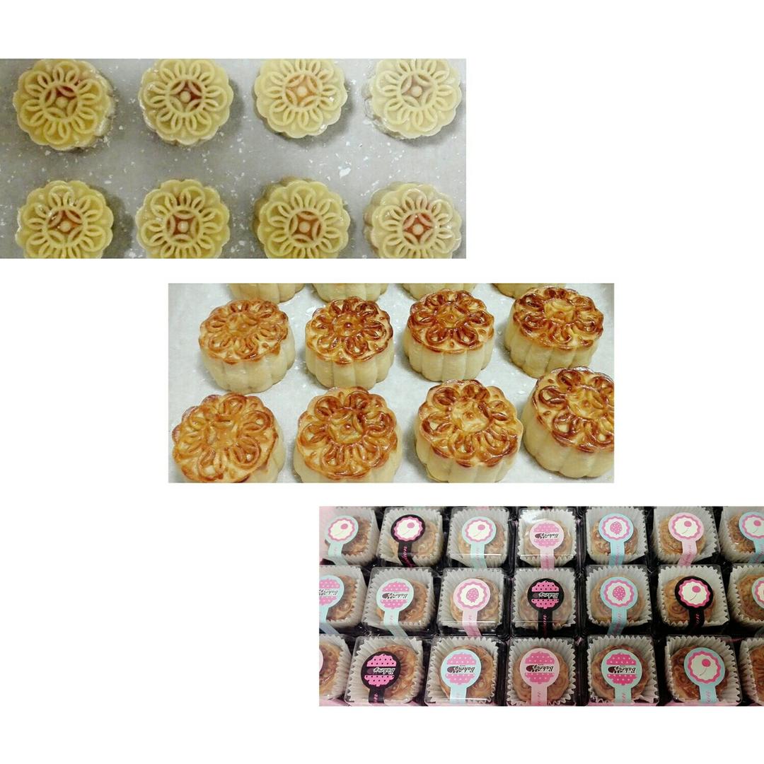 广式莲蓉（豆沙）蛋黄月饼（超详细步骤）