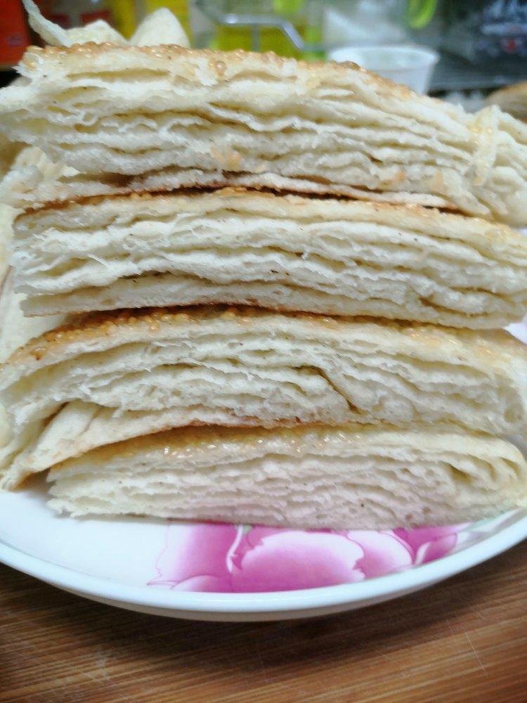 丁冬奶奶做的千层发面饼