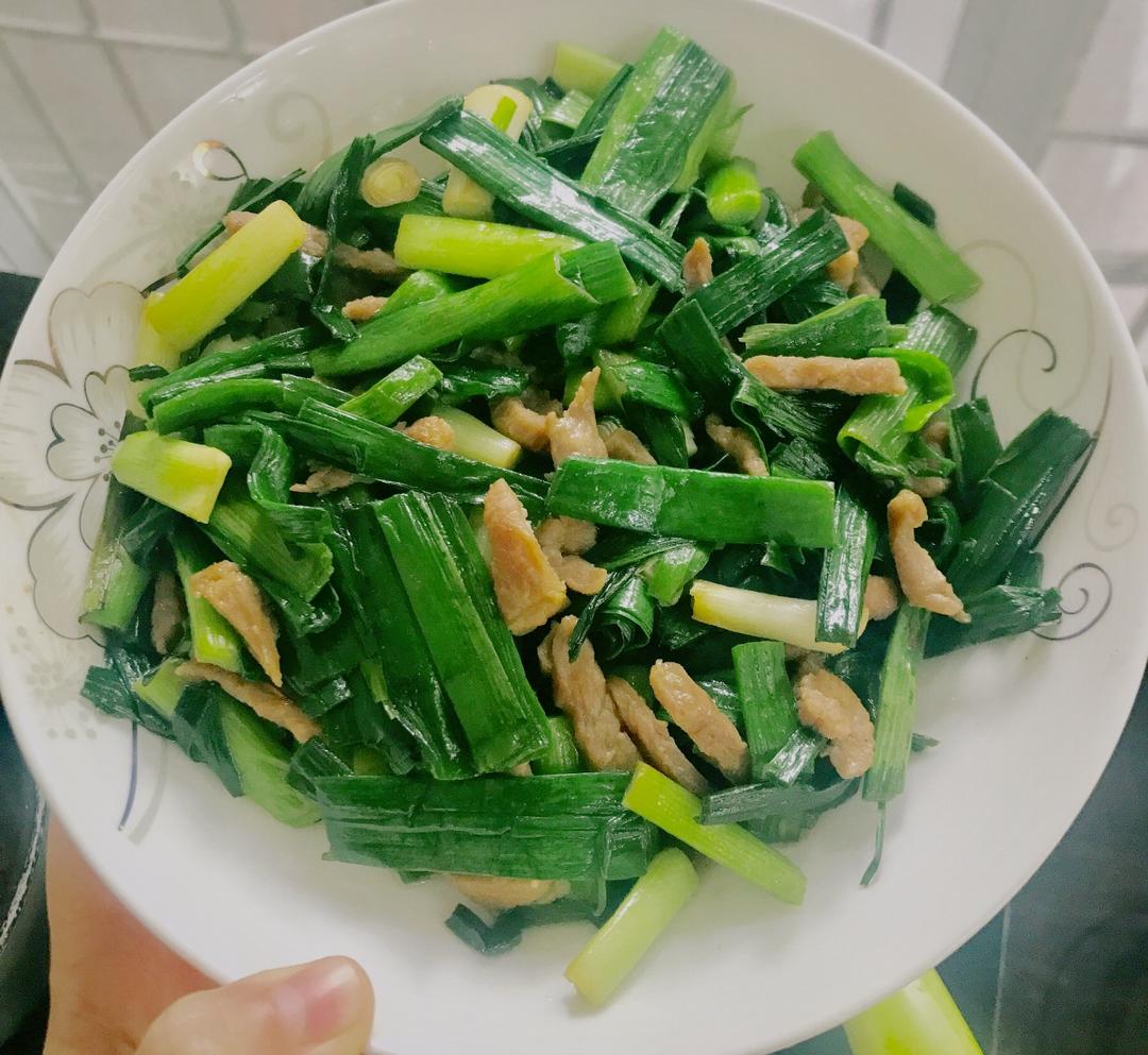 蒜苗炒肉