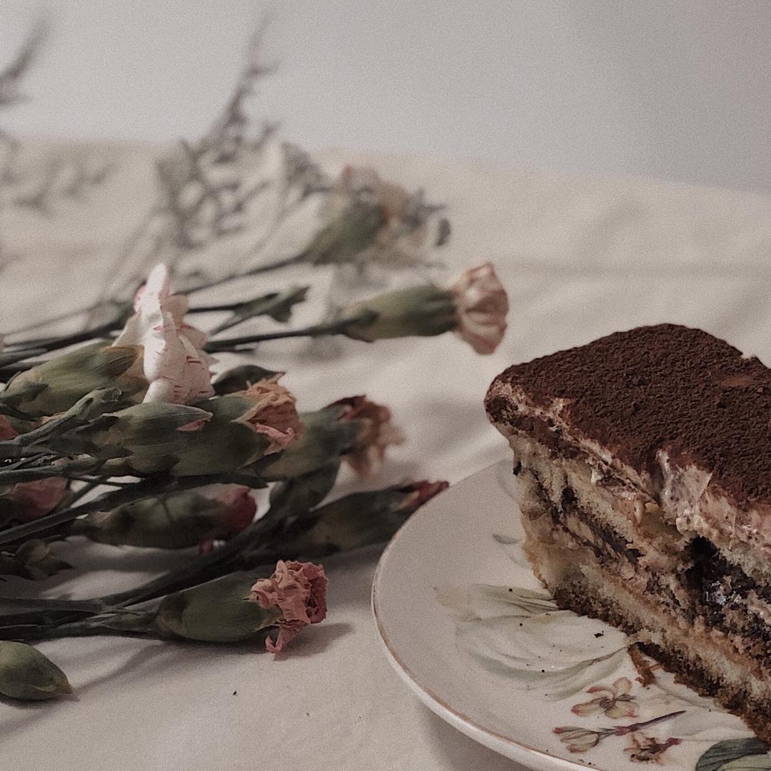 提拉米苏（熟蛋,无吉利丁）+自制马斯卡彭