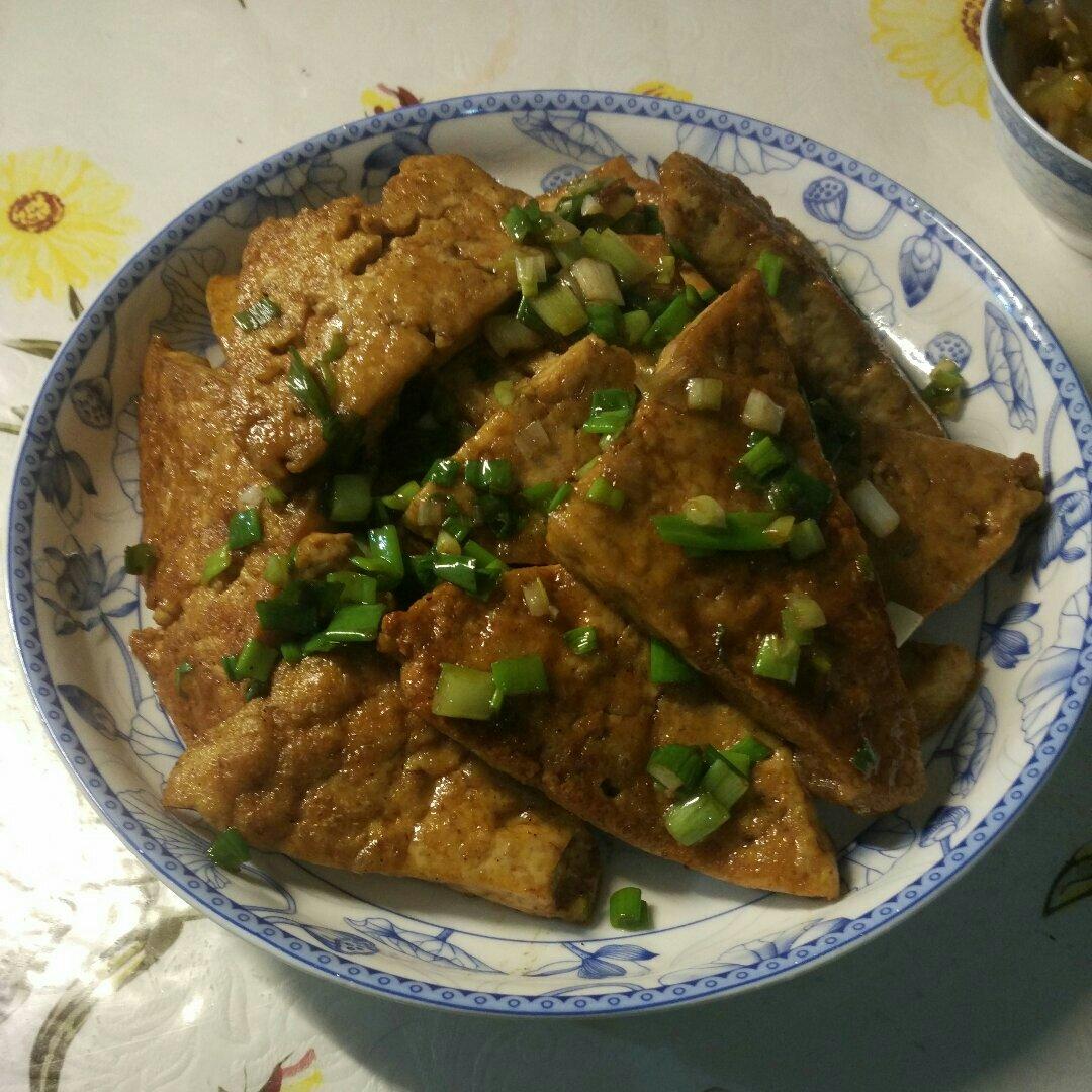 蚝油煎豆腐