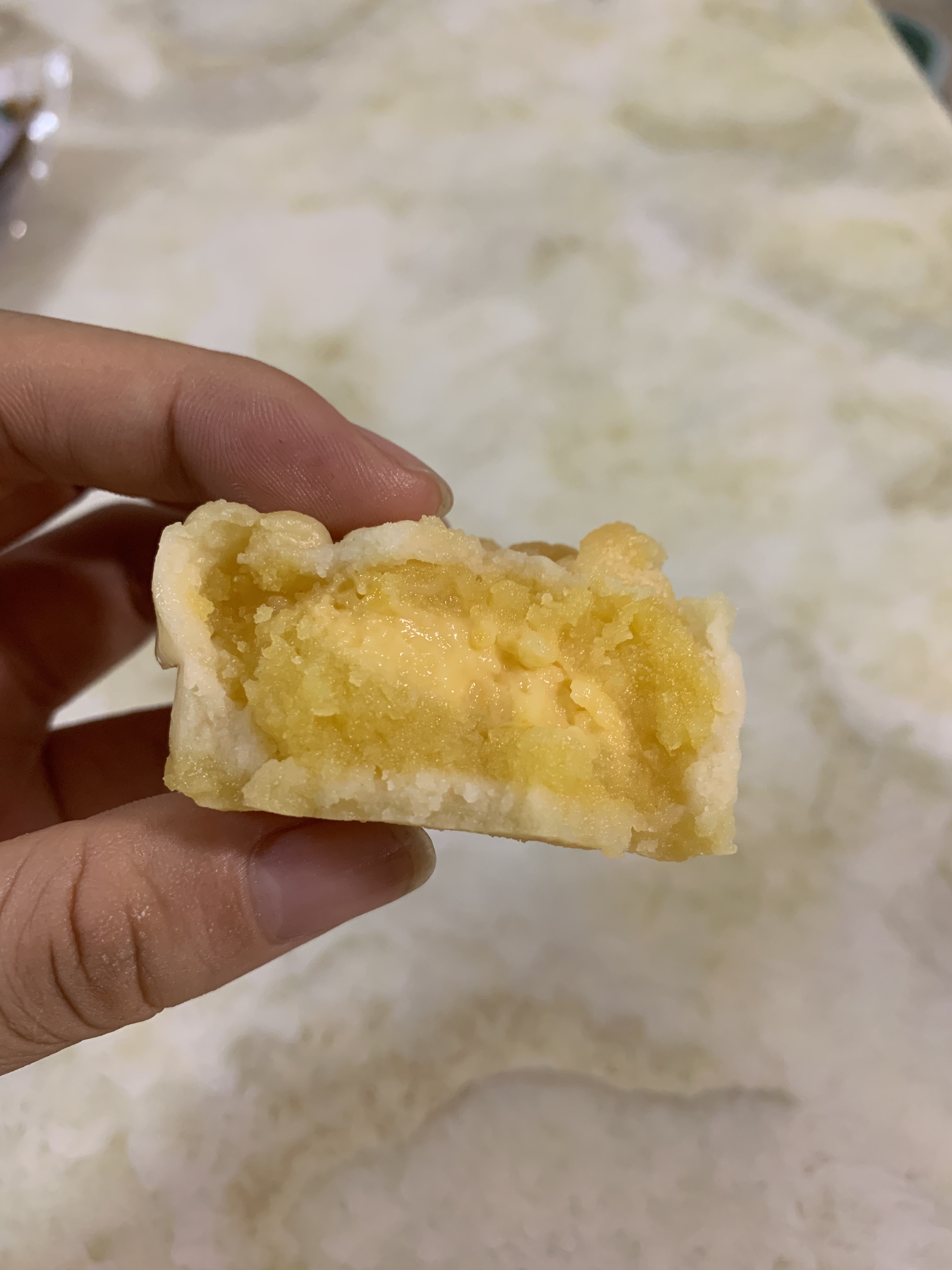 最最简单的做法，最简单的材料-奶黄流心月饼🥮的做法 步骤50