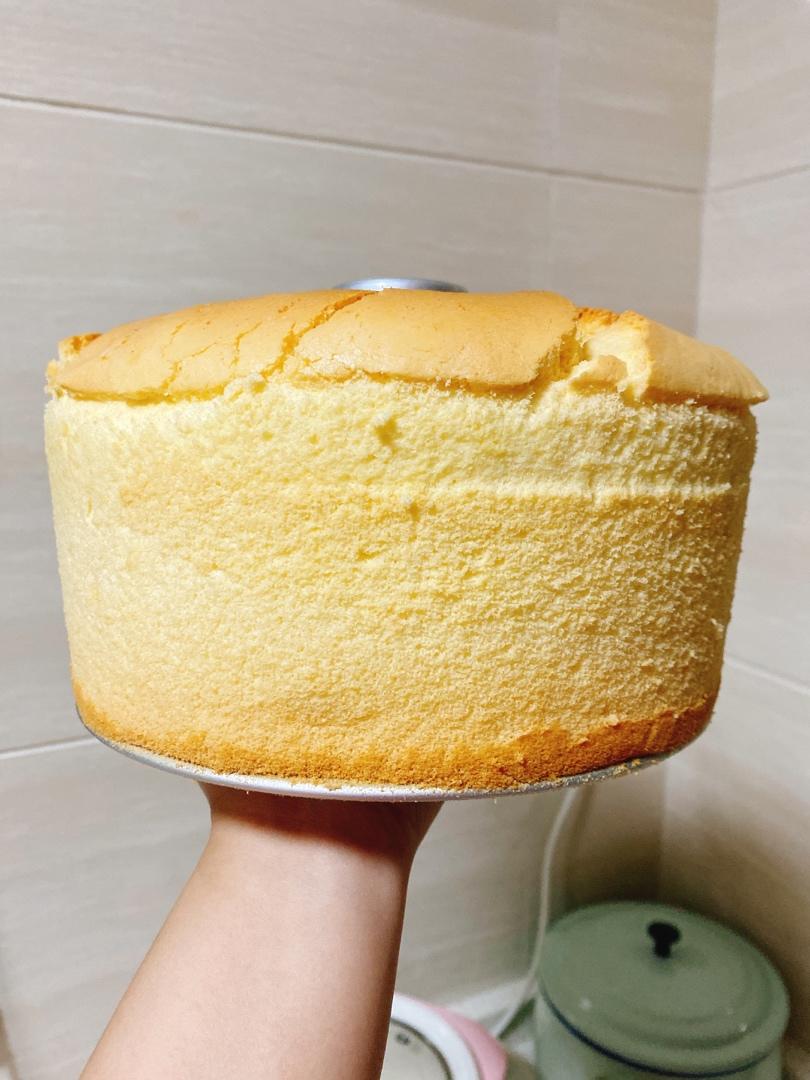 经典戚风——拜拜蛋糕（中空、圆模均可）
