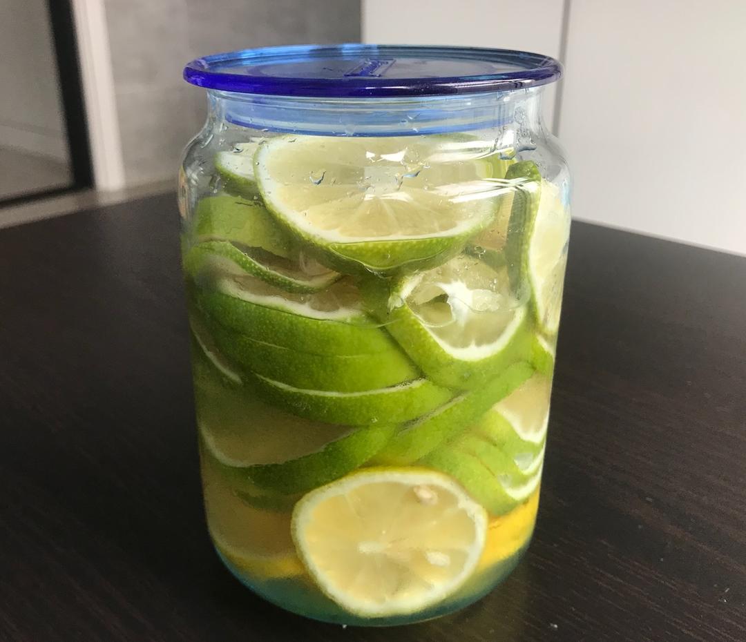 自制青柠蜂蜜茶