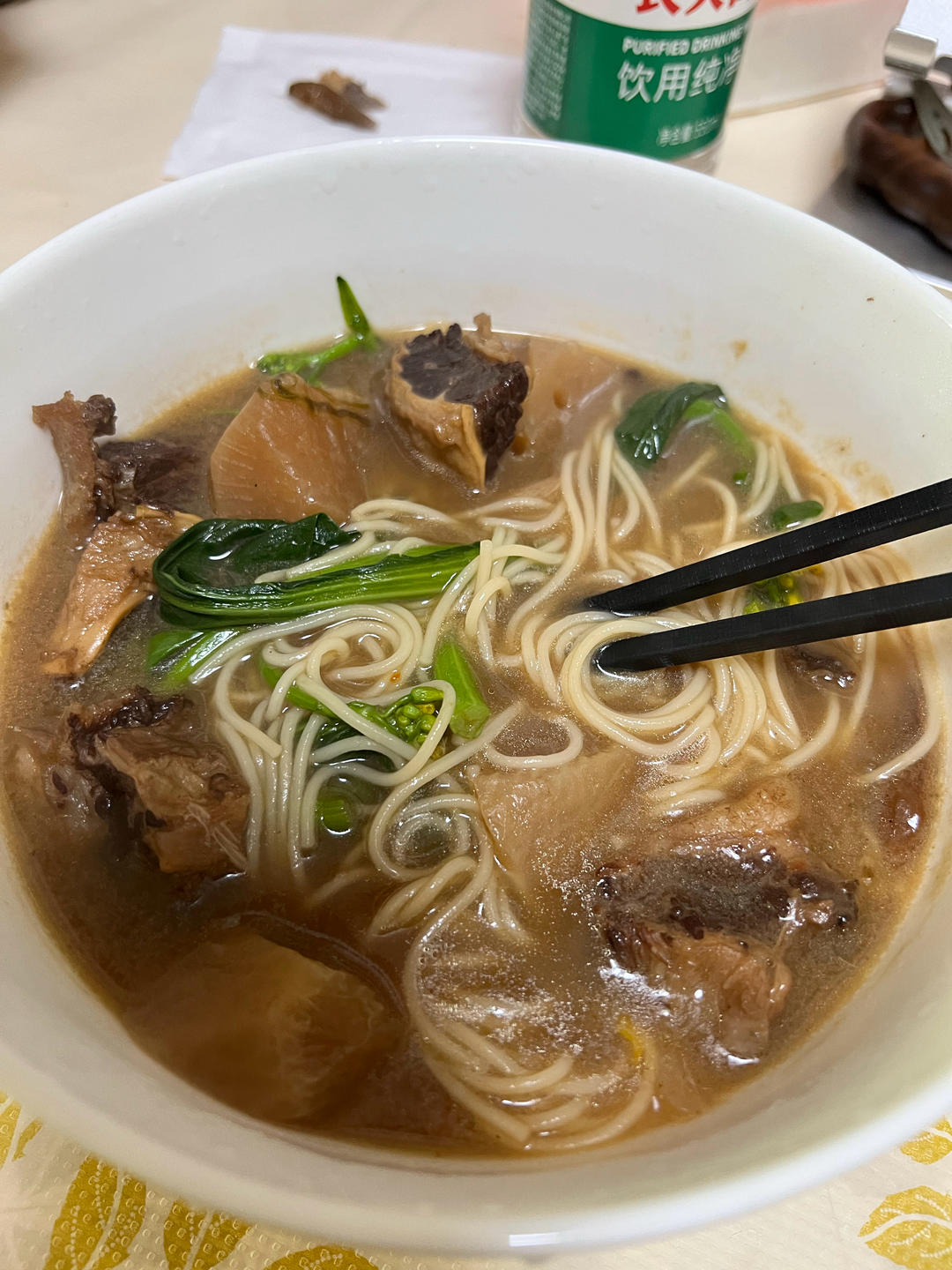 萝卜焖牛腩
