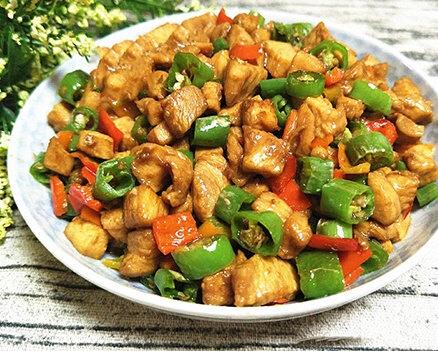 鸡胸肉爆炒辣椒 鸡胸肉爆炒辣椒