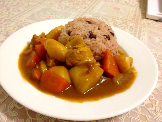 美味咖喱鸡饭
