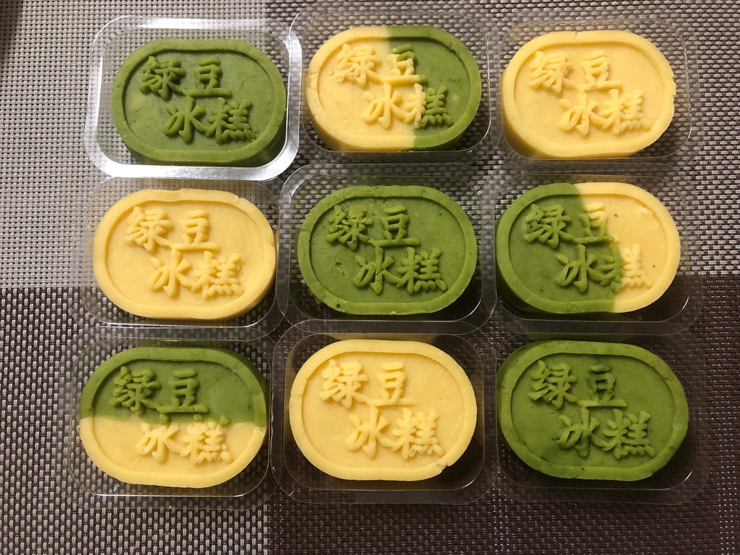 口感细腻顺滑的绿豆糕
