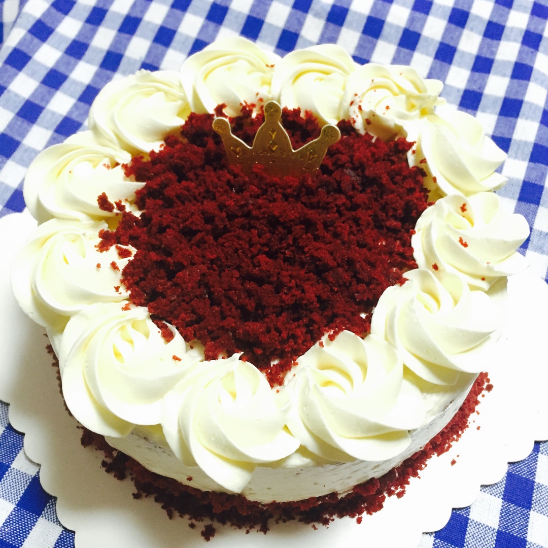 6寸红丝绒蛋糕（美国传统配方）