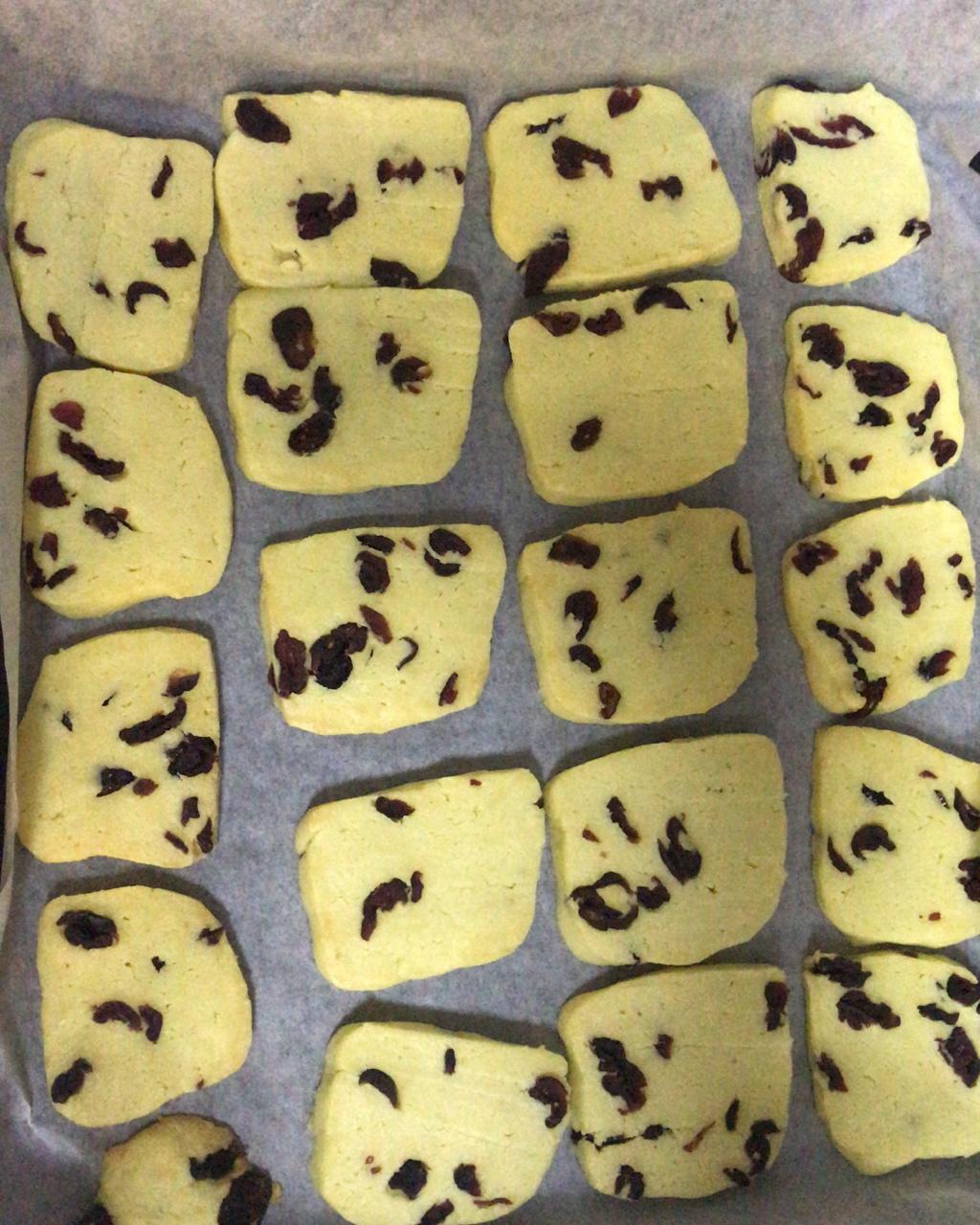 低糖少油版蔓越莓饼干