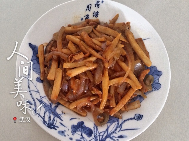 洋葱遇到杏鲍菇