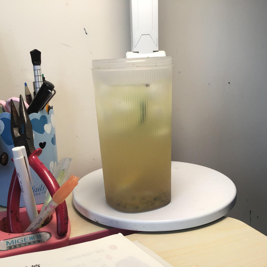 青柠/青桔百香果气泡水/夏日必备