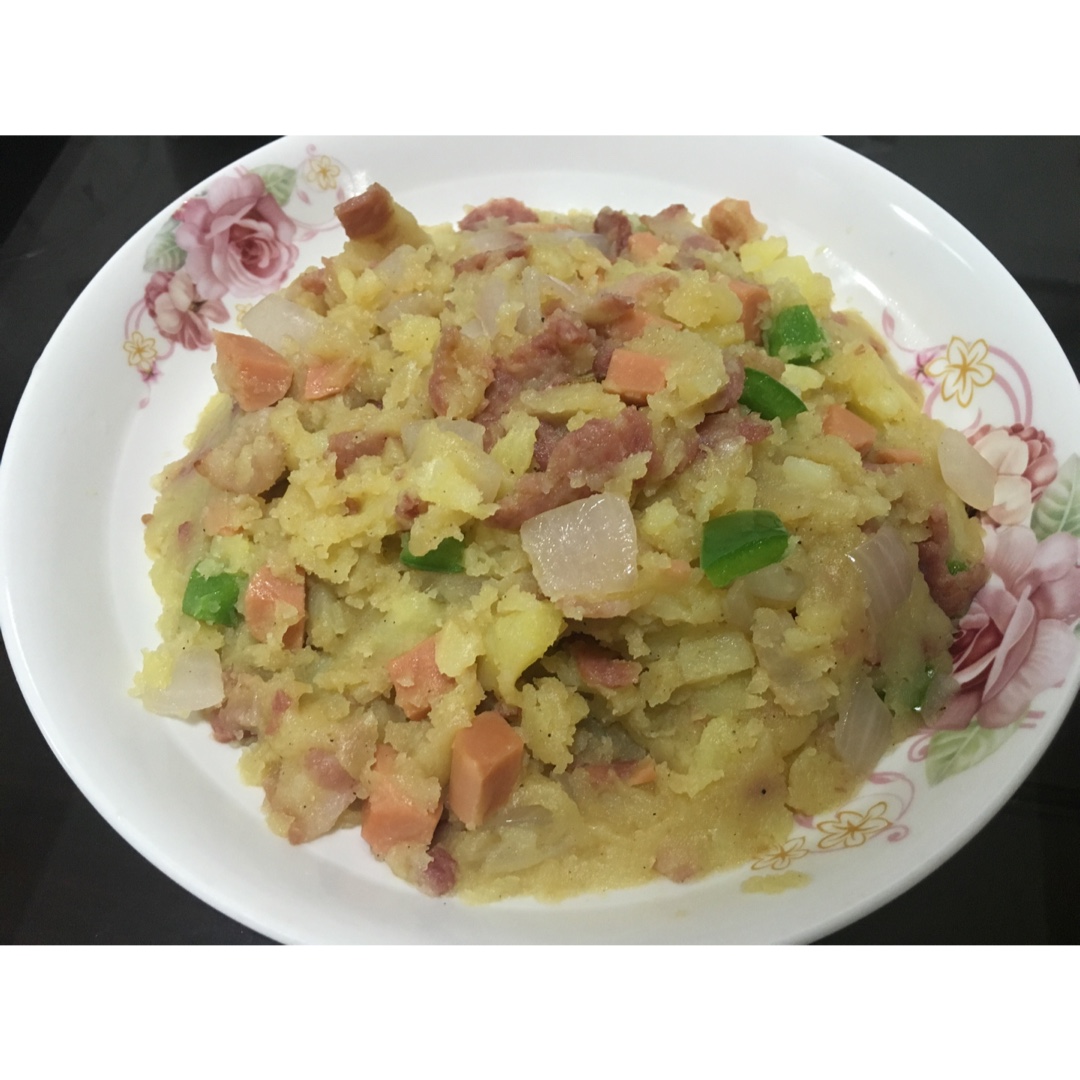 洋葱培根土豆泥