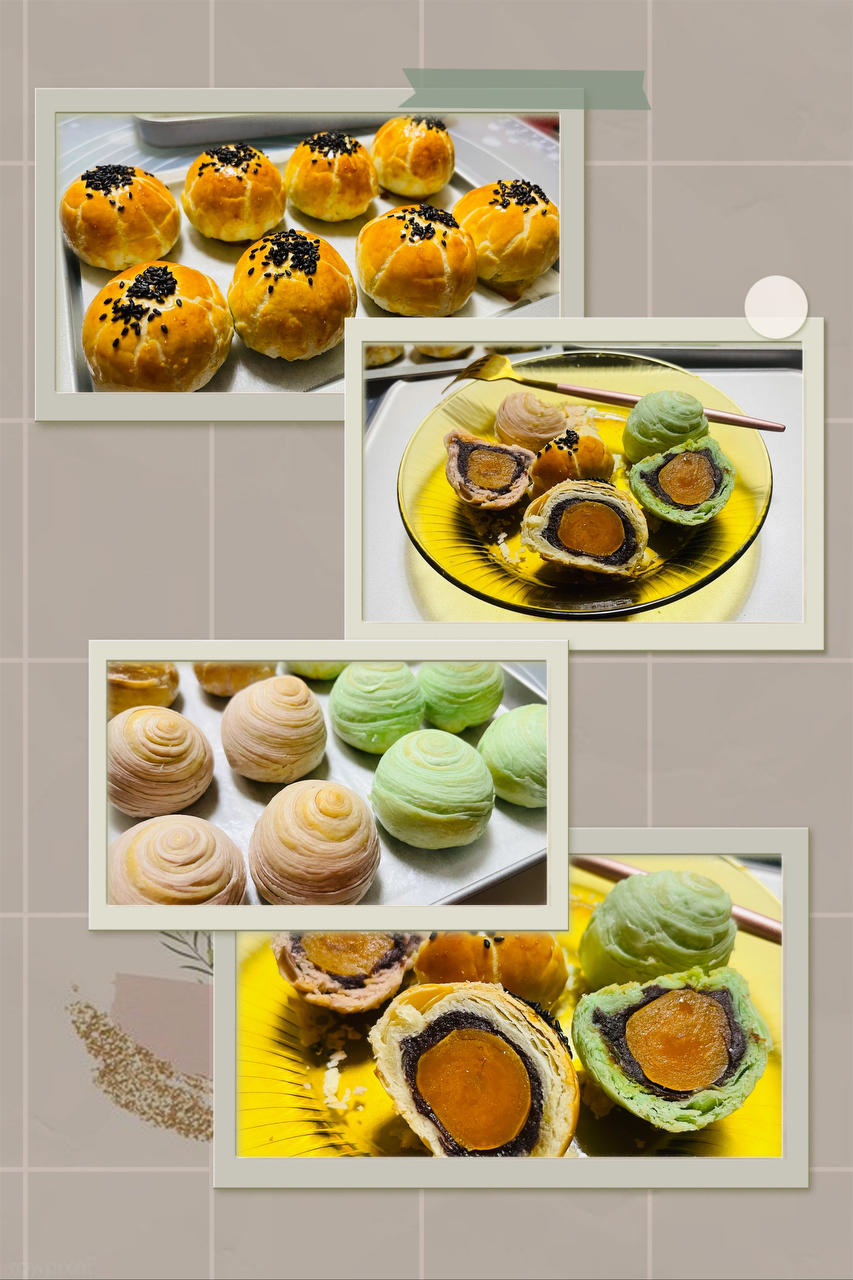 层层酥脆的完美蛋黄酥