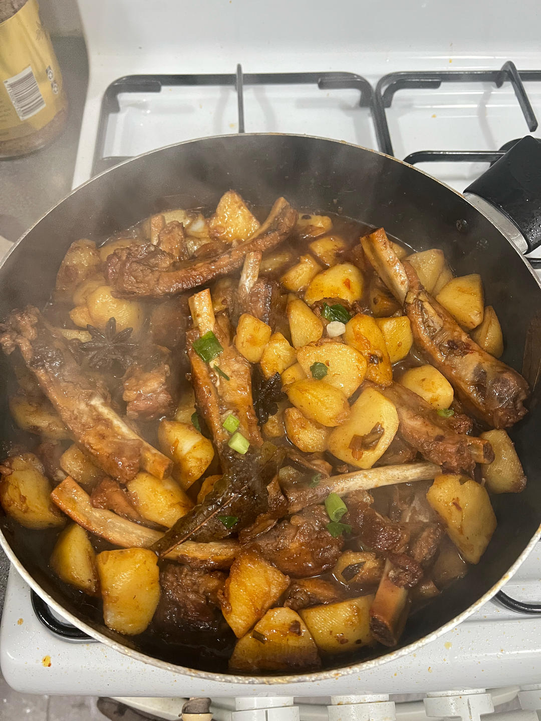 土豆炖排骨