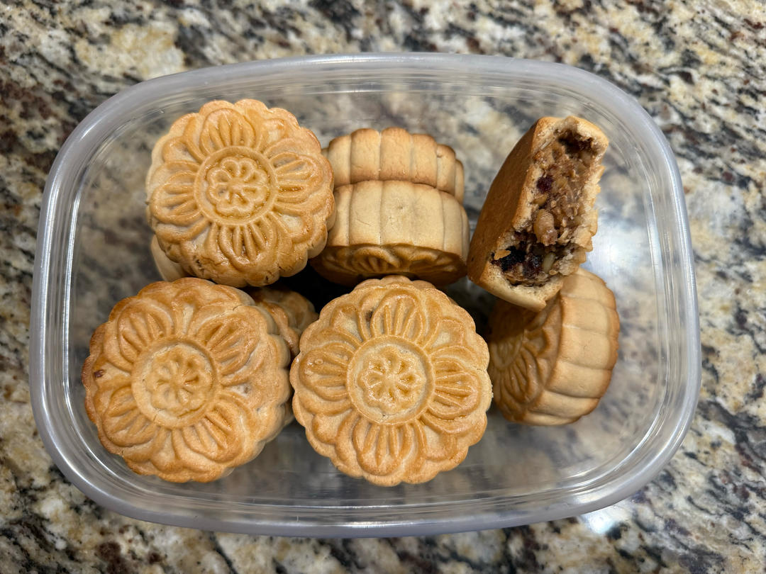 京式五仁月饼（老式提浆）