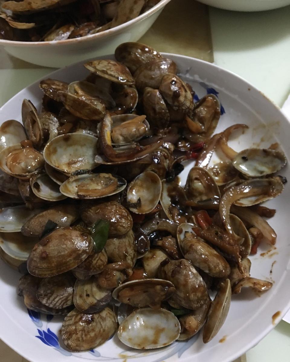 爆炒花甲