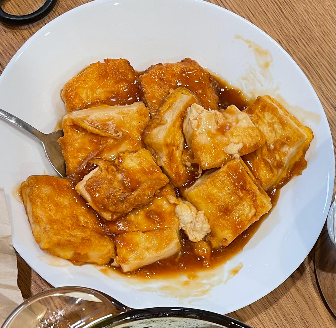 无敌好吃的香煎豆腐