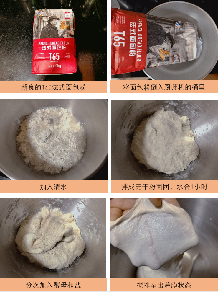 纯奶手撕吐司的做法 步骤1