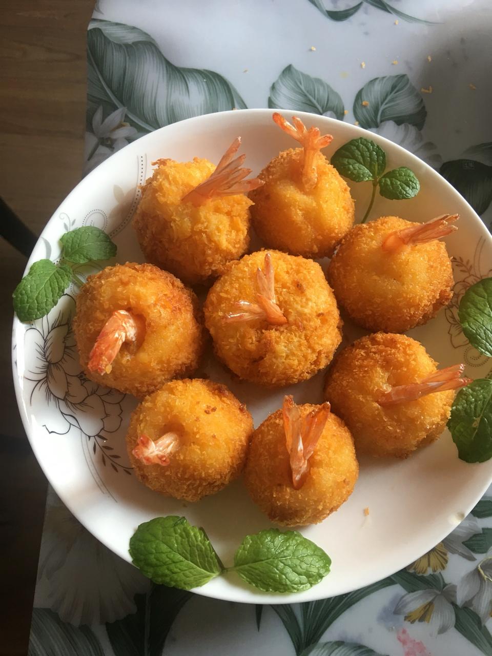 土豆芝士虾球
（媲美必胜客）