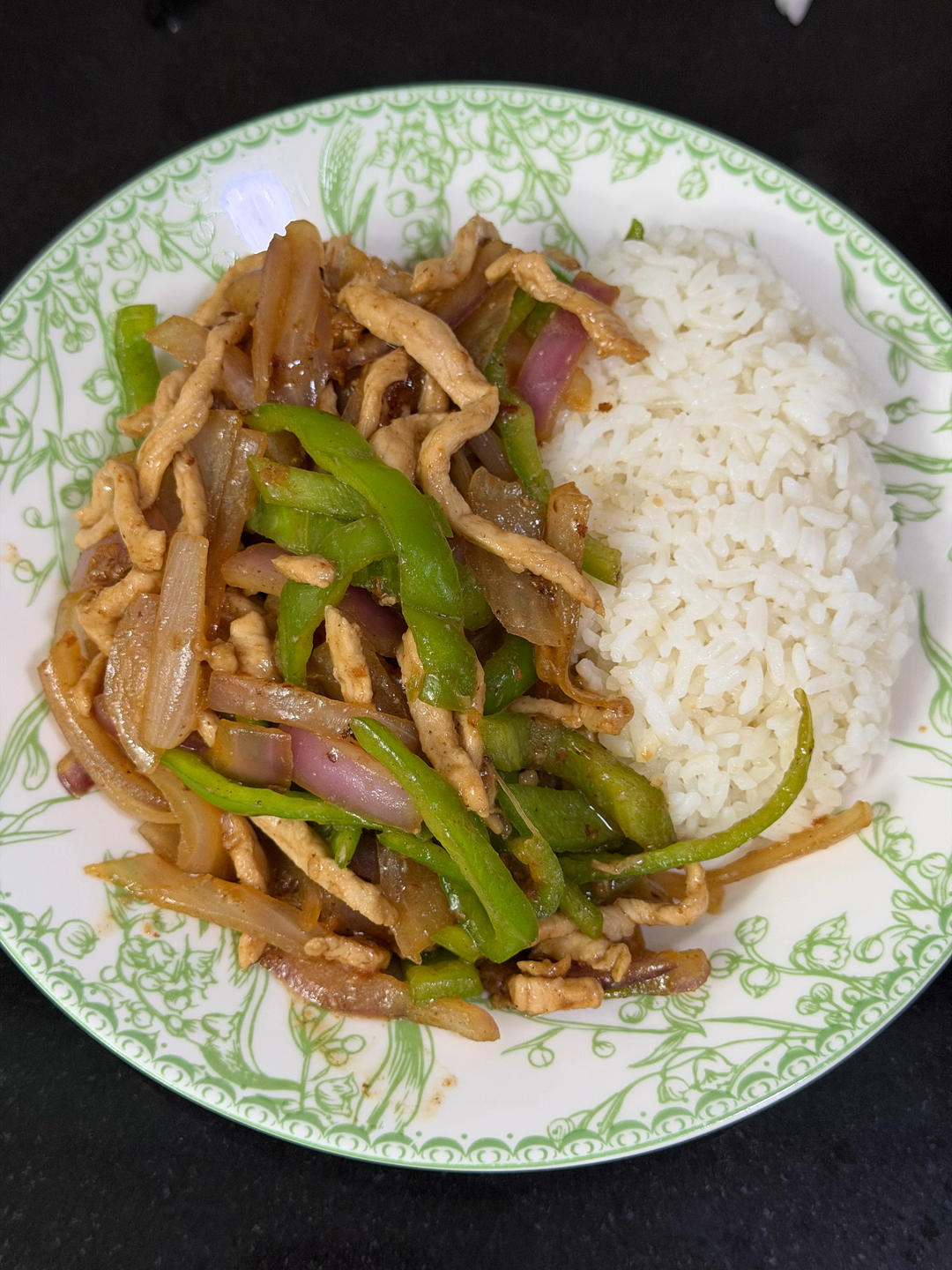 尖椒洋葱炒肉丝