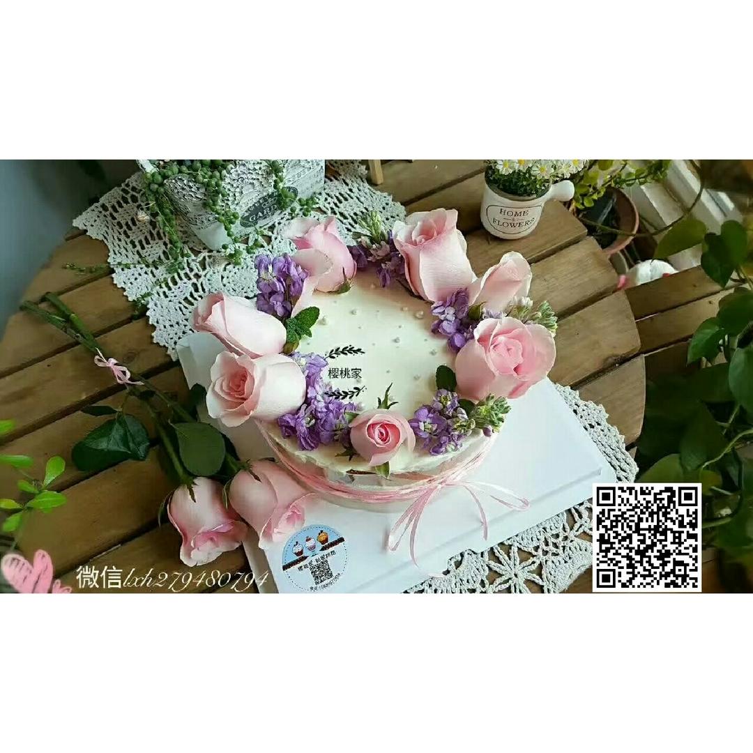 鲜花蛋糕