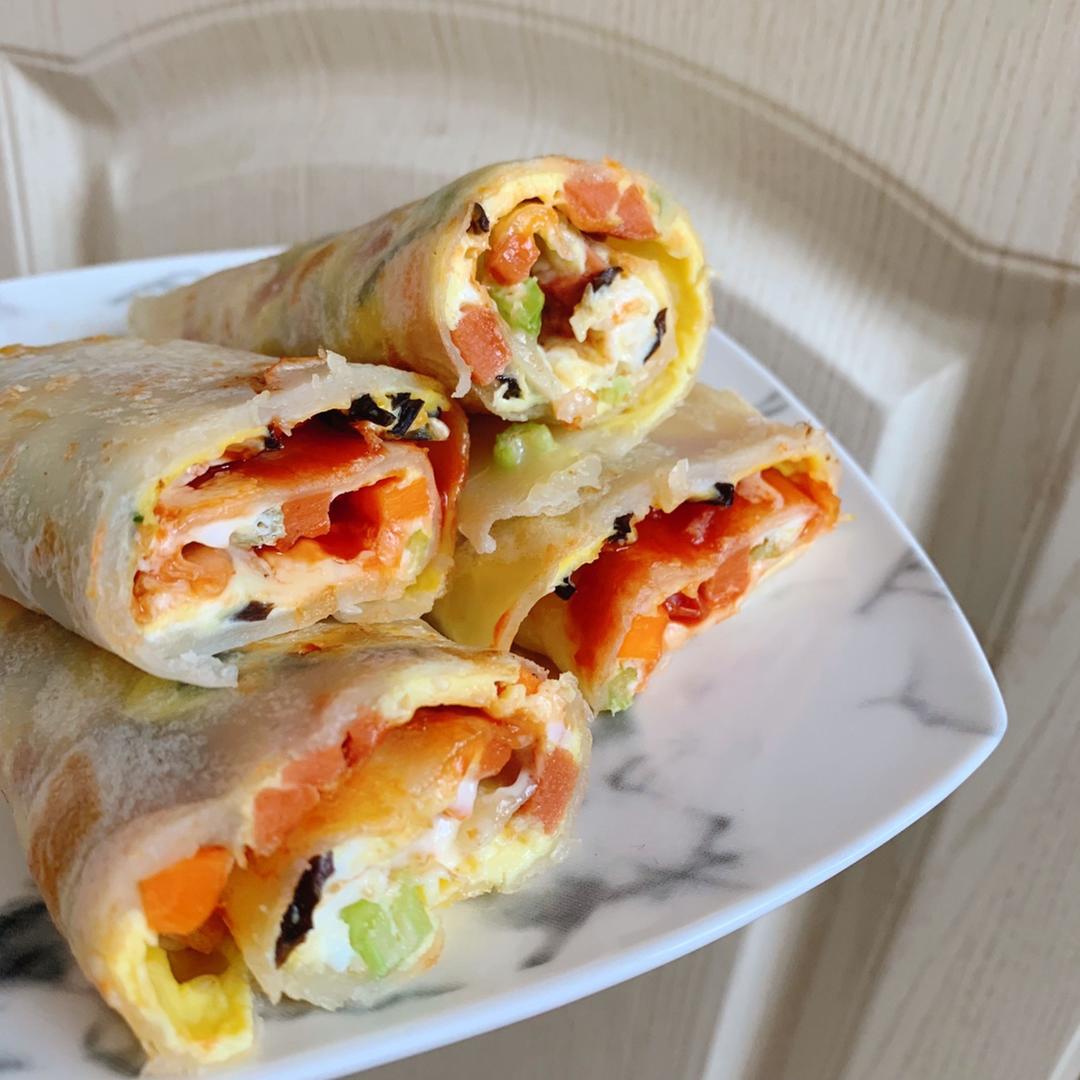 早餐鸡蛋煎饼