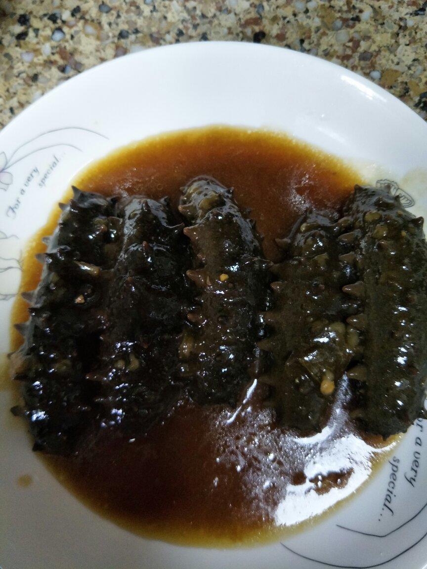 熹小柠檬做的葱烧海参