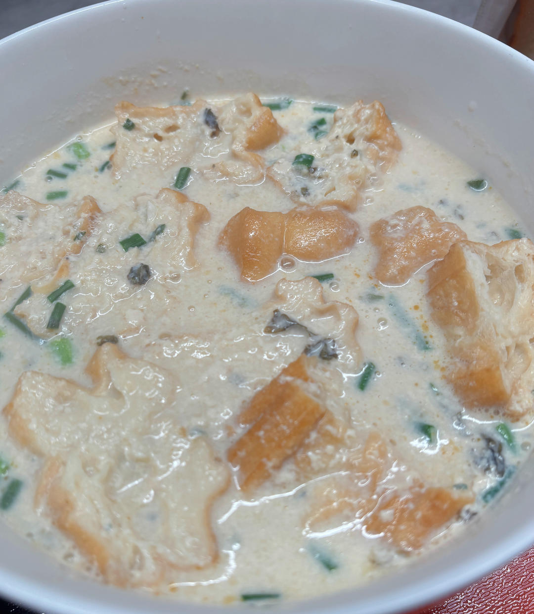 上海传统早餐：咸豆浆