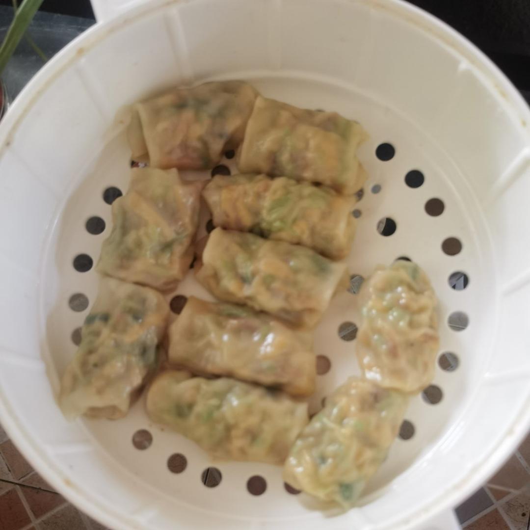 西葫芦三鲜卷