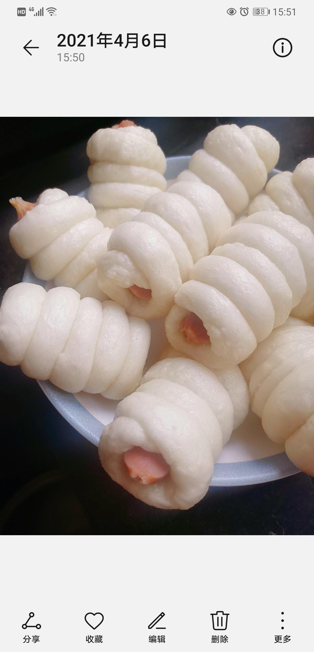 【热狗卷】馒头的花式吃法，你一定没想到！