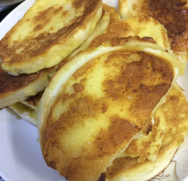 早餐鸡蛋馒头片