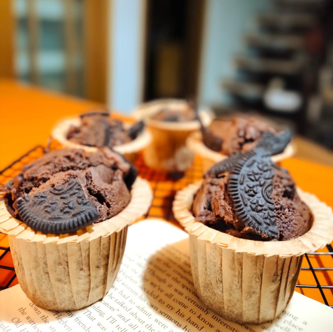 免打发❗️零失败❗️巧克力奥利奥麦芬🧁