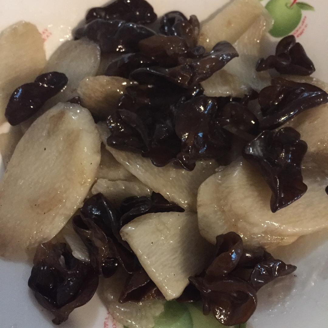 清肺排霾之木耳山药