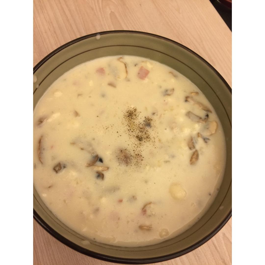 奶油蘑菇汤（完美比例版）
