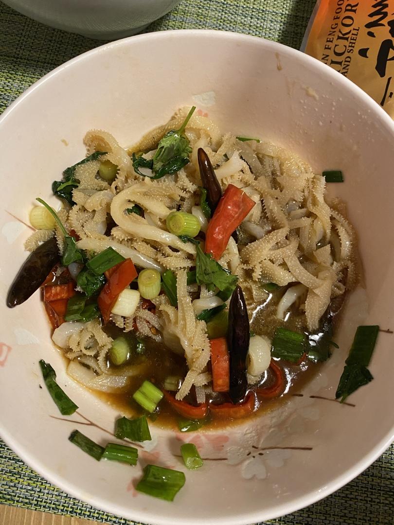 简单又下饭的油泼牛百叶