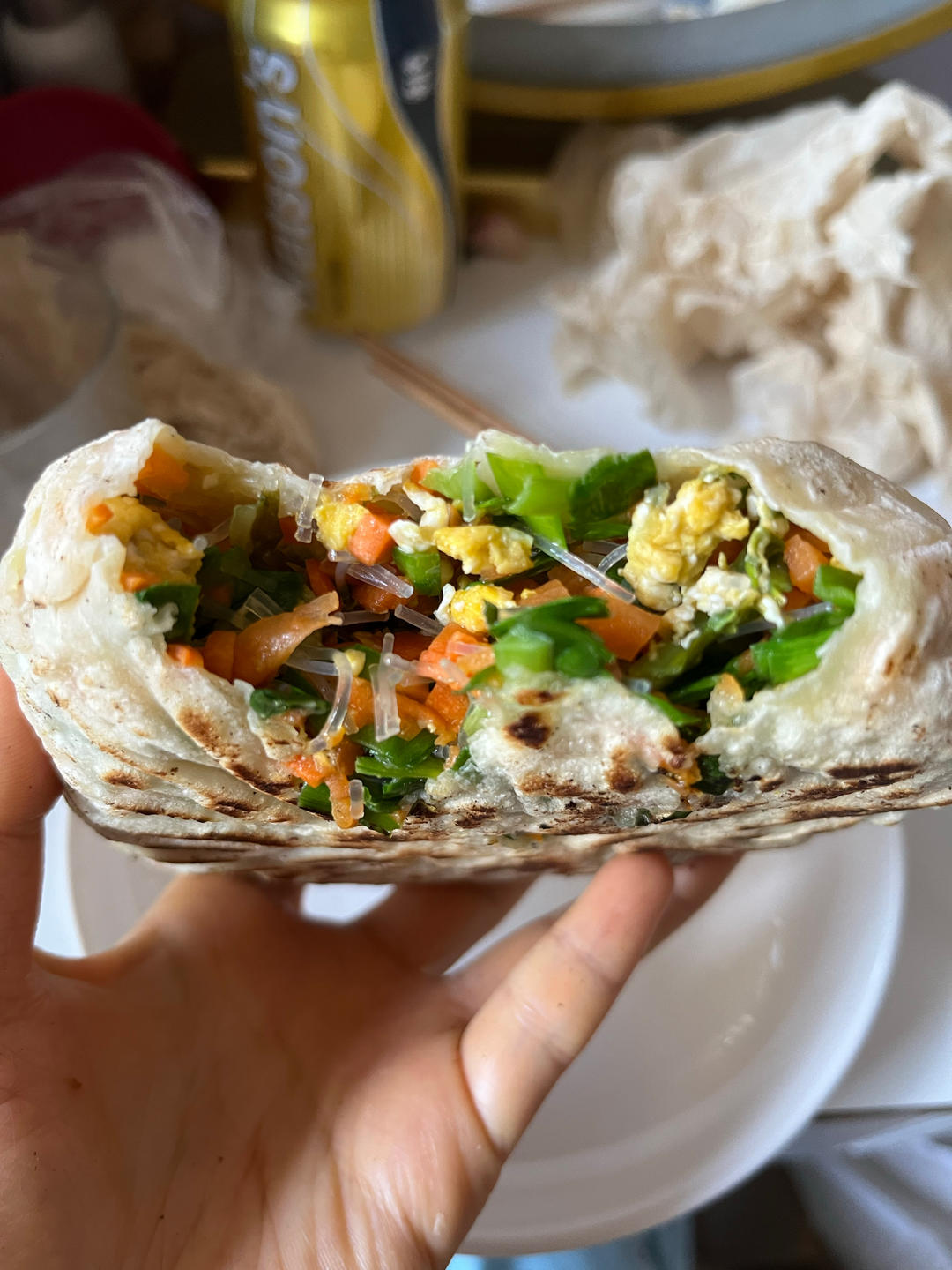 不一样的韭菜盒子（馅饼）