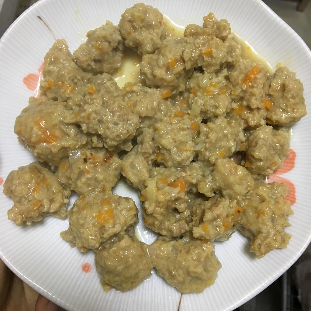 宝宝食谱 猪肉丸子