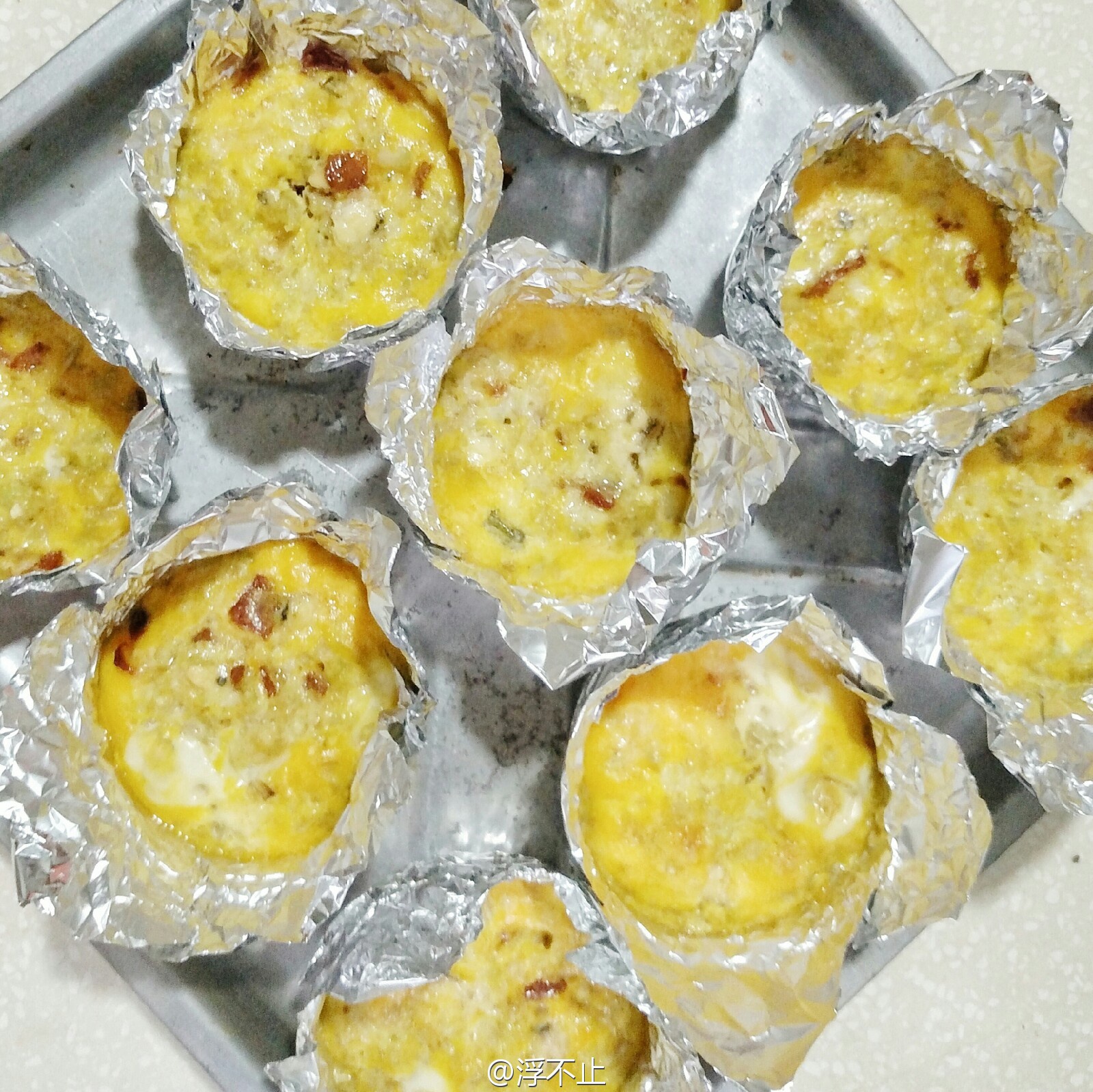 早餐鸡蛋杯cupcake Frittata